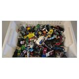 LR - Collection of Loose Used Hot Wheels Cars in Storage Bin