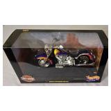 LR - Hot Wheels Harley-Davidson Motorcycle Collectibles Lot - 1:10 Softail & 2x 1:18 Models