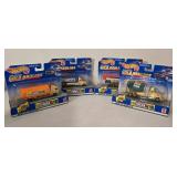 LR - Set of 5 Hot Wheels 24K Plated Gold Haulers Toys R Us 50th Anniversary Collectibles