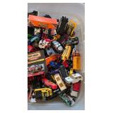 LR - Large Collection of Matchbox Diecast Cars in Storage Bin