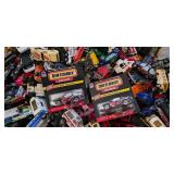 LR - Large Collection of Matchbox Diecast Cars in Storage Bin