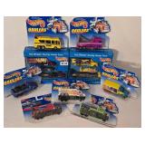 LR - Hot Wheels Haulers Die-Cast Vehicle Collection - 9 Factory-Sealed Packs