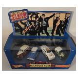 LR - Hot Wheels and Coca-Cola Collector Die-Cast Car Set Including Elvis Jailhouse Rock, Street Rods, and Special Editions