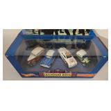 LR - Hot Wheels and Coca-Cola Collector Die-Cast Car Set Including Elvis Jailhouse Rock, Street Rods, and Special Editions