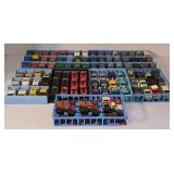 LR - Collection of 91 Vintage Hot Wheels Diecast Cars in Storage Trays