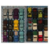 LR - Collection of 91 Vintage Hot Wheels Diecast Cars in Storage Trays