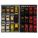 LR - Collection of 91 Vintage Hot Wheels Diecast Cars in Storage Trays