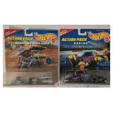 LR - Collection of 6 Hot Wheels Action Pack Sets - Assorted Themes