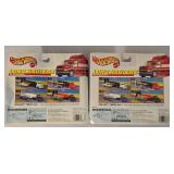 LR - Collection of 8 Hot Wheels Long Haulers and Racing Hauler Packs