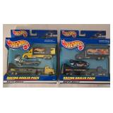 LR - Collection of 8 Hot Wheels Long Haulers and Racing Hauler Packs
