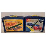 LR - Collection of Die-Cast Toy Cars in 48-Car Carrying Cases