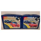 LR - Lot of 5 Hot Wheels 48 Car Carry Cases with Plastic Inserts