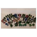 DR - Collection of Diecast Toy Tractors and Farm Implements