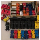 DR - Collection of Vintage Diecast Toy Trucks and Construction Vehicles