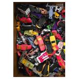 DR - Box of Loose Used Hot Wheels and Die-Cast Toy Cars Assortment