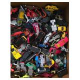 DR - Box of Loose Used Hot Wheels and Die-Cast Toy Cars Assortment