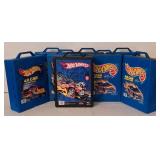 DR - Lot of 8 Hot Wheels 48-Car Carrying Cases Assorted Designs
