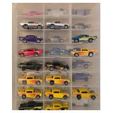 DR - Pair of Double-Sided Storage Cases with Hot Wheels Car Collection