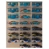 DR - Pair of Double-Sided Storage Cases with Hot Wheels Car Collection