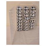 DR - Collection of 24 Ice Cream Truck Diecast Cars with 2-Sided Carrying Case