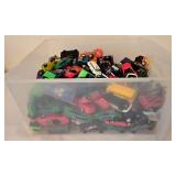 DR - Bin of Used Hot Wheels and Assorted Diecast Toy Cars