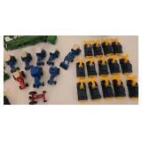 DR - Collection of Die-Cast Tractors, Construction Vehicles, and Semi Trailers