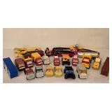 DR - Collection of Vintage Metal and Plastic Toy Cars and Trucks