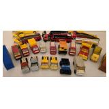 DR - Collection of Vintage Metal and Plastic Toy Cars and Trucks