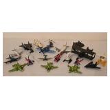 DR - Collection of 15 Toy Planes, Helicopters, and Spacecraft Models