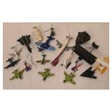 DR - Collection of 15 Toy Planes, Helicopters, and Spacecraft Models