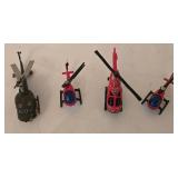 DR - Collection of 15 Toy Planes, Helicopters, and Spacecraft Models