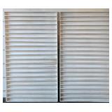 K - Pair of Maltese Shelved Hot Wheels Display Shelves 25.5 x 45.5 Inches