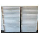 K - Pair of Maltese Shelved Hot Wheels Display Shelves 25.5 x 45.5 Inches