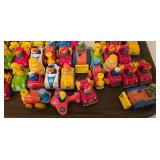 K - Collection of Sesame Street and Disney Character Vehicles