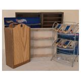 K - Lot of Collector Display Cases and Cabinets for Diecast Cars and Miniatures