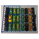 K - Hot Wheels Collection with 3 Carrying Cases and 6 Racks of Cars