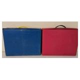 K - Hot Wheels and Matchbox Car Collection in Two 48-Car Carrying Cases