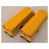 K - Collection of 9 Vintage Diecast Buses and Coaches Assorted Styles