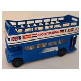 K - Collection of 9 Vintage Diecast Buses and Coaches Assorted Styles
