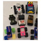 K - Collection of 18 Assorted Toy Monster Trucks and Off-Road Vehicles
