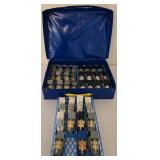 K - 48-Car Carrying Case with 35 Toy Train Engines