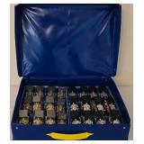 K - 48-Car Carrying Case with 35 Toy Train Engines