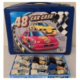 K - 48-Car Carrying Case with 35 Toy Train Engines