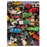 K - Large Collection of Hot Wheels, Matchbox, and Other Diecast Cars in Plastic Bin