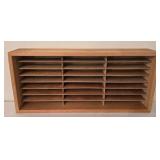 K - Collection of Hot Wheels Buses and Vehicles with Wooden Display Cabinet