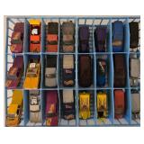 K - Large Collection of Diecast Toy Cars in Sorting Trays