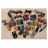 K - Collection of Die-Cast Toy Cars, Trucks, Motorcycles, and Vehicles