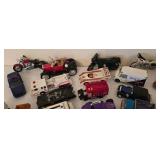 K - Collection of Die-Cast Toy Cars, Trucks, Motorcycles, and Vehicles