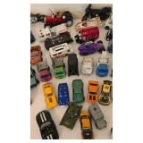 K - Collection of Die-Cast Toy Cars, Trucks, Motorcycles, and Vehicles