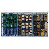 K - Large Collection of Vintage and Modern Slot Cars in Organizer Trays